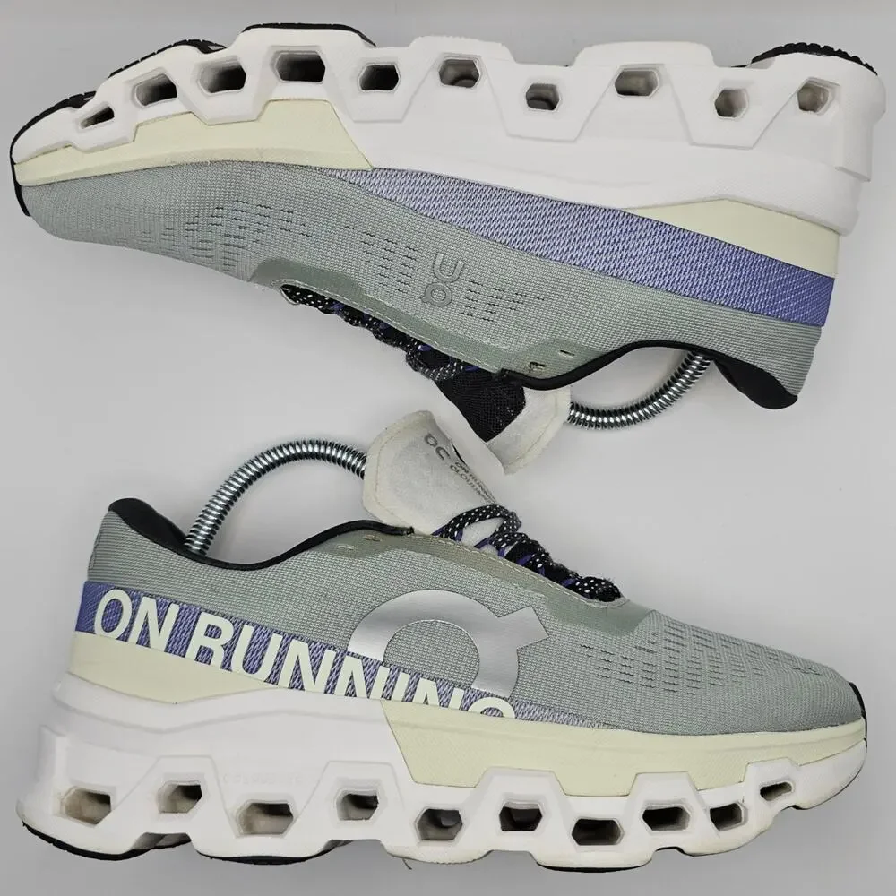 On Cloudmonster 2 Mineral Aloe Womens 8.5 UK 6.5 Running Shoes Sneakers